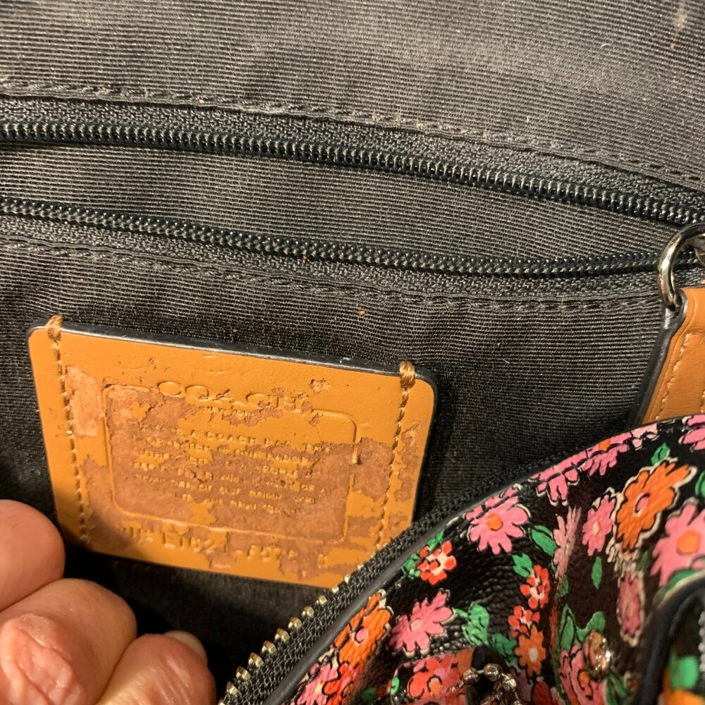 Coach Mini-Bennett Floral handbag - Picture 11 of 12